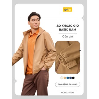 Áo khoác gió nam YODY cao cấp giữ ấm hiệu quả chống gió chống bụi MCWC25F049