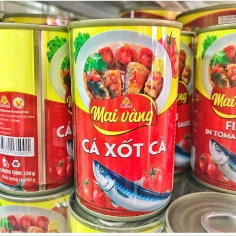 Cá xốt cà Mai Vàng Vissan hộp 150g