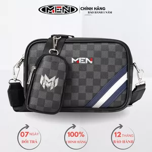 Túi đeo chéo hàn quốc chống nước sộc góc viền Friend-ST kèm túi mini N06 M.E.N [BẢO HÀNH 1 NĂM]