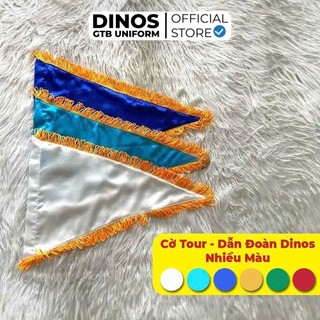 Cờ Tam Giác DINOS GTB Vải Phi Bòng 40x60cm Dành Cho Hướng Dẫn Viên