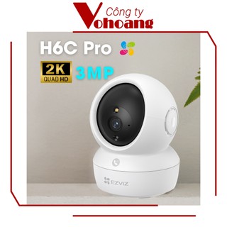 Camera Ezviz H6C PRO 3MP - 2K kèm thẻ nhớ , Nhìn đêm, Quét 360, Phát hiện chuyển động