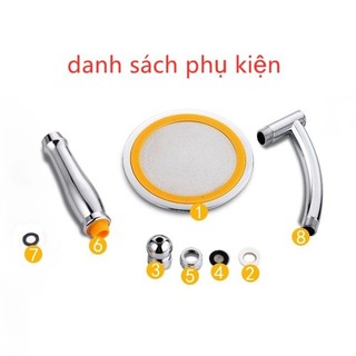 (freeship) Bát sen tăng áp loại to đường kính 15cm inox + nhựa ABS mạ Crom sáng bóng