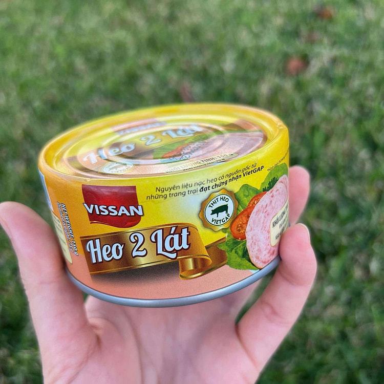 Heo 2 lát Vissan hộp 150g - đồ hộp tiện lợi
