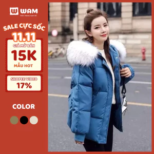 Áo Khoác Phao Mùa Đông , Áo phao béo đại hàn Ulzzang Túi Chéo