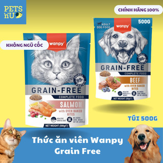 Thức ăn viên Wanpy Grain Free – Dành cho chó và mèo trưởng thành