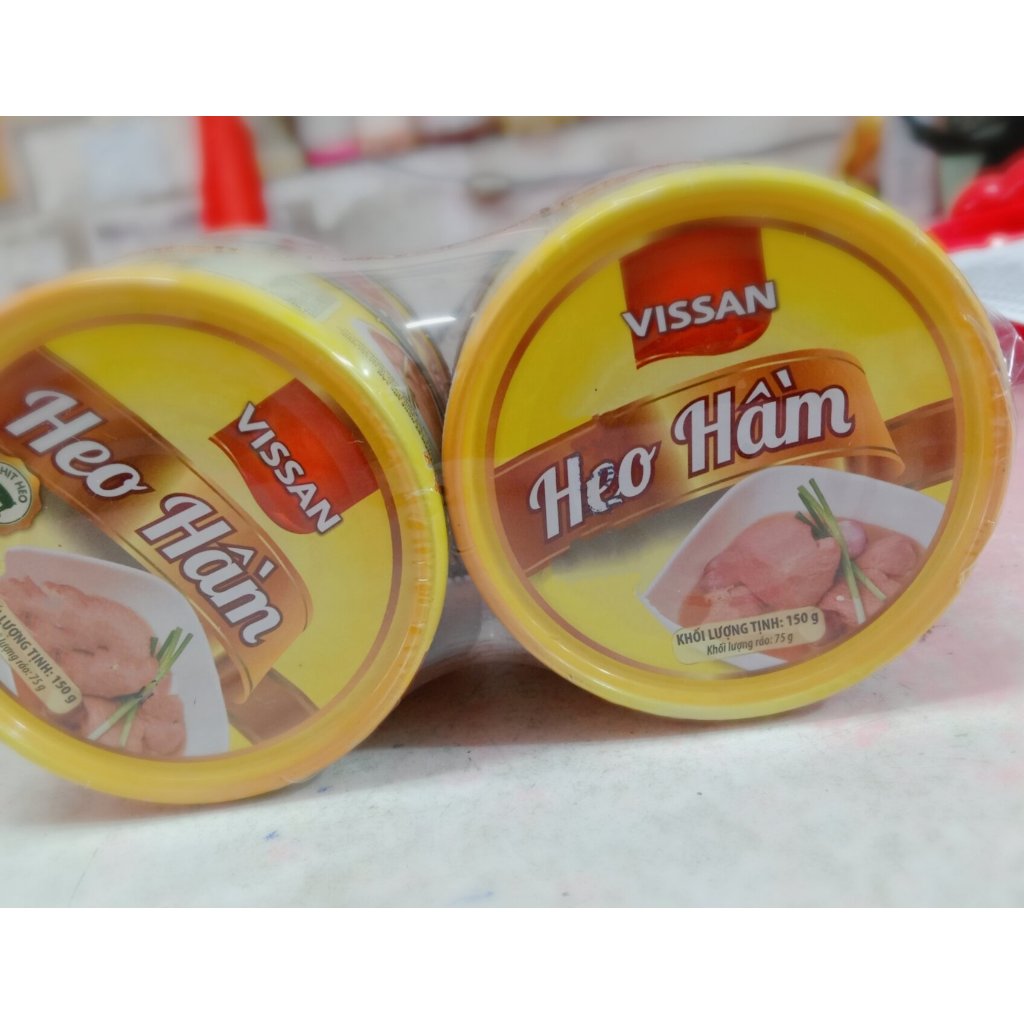 Heo hầm Vissan hộp 150g - đồ hộp tiện lợi