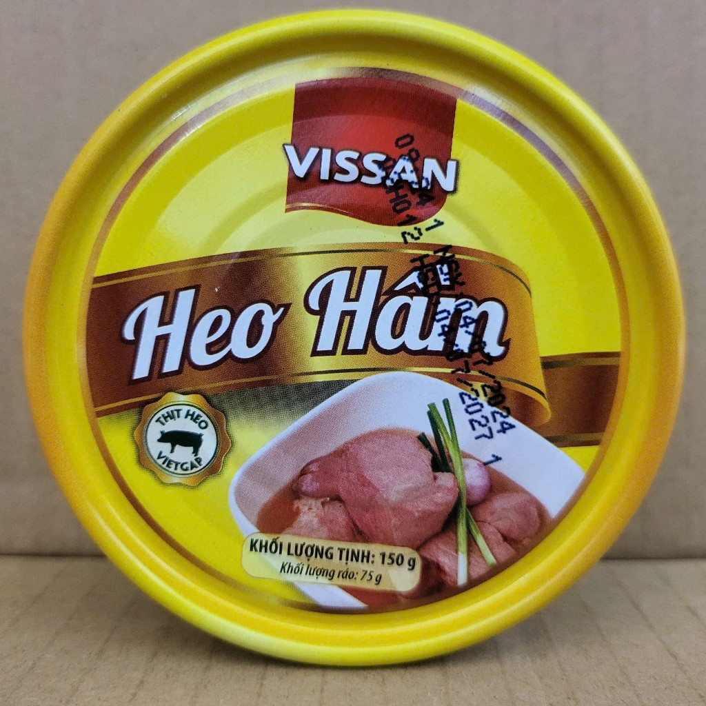 Heo hầm Vissan hộp 150g - đồ hộp tiện lợi