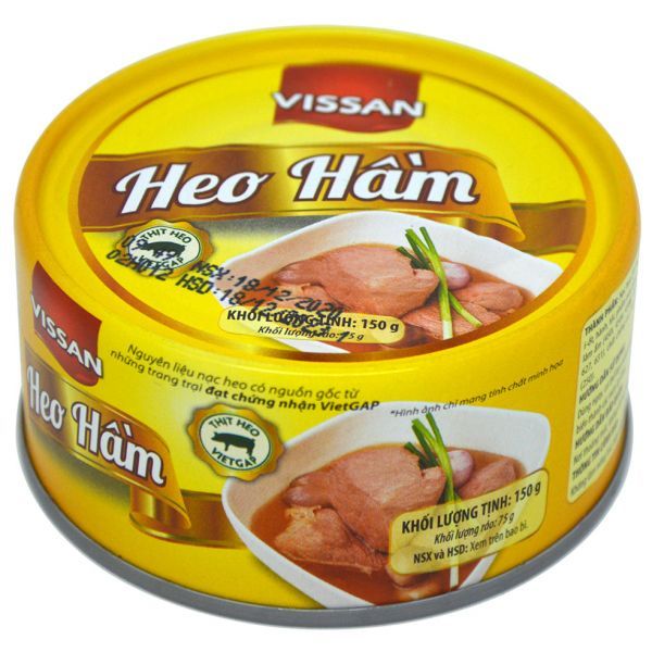 Heo hầm Vissan hộp 150g - đồ hộp tiện lợi