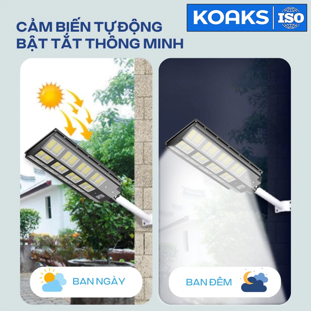 Đèn Năng Lượng Mặt Trời Sân Vườn LIGHTING Loại Đèn Đường Liền Thể 5000W 10000W 20000W Có Cảm Biến Chuyển Động