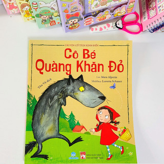 Truyện tranh - Truyện Cổ Tích Kinh Điển : Cô bé quàng khăn đỏ - ndbooks
