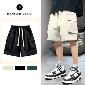 Quần short nam kaki túi hộp Hot Trend, Quần đùi nam thoáng mát phong cách Retro S09