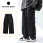 Quần kaki túi hộp nam nữ ống rộng, quần Cargo Pant kaki màu trơn basic phong cách thời trang K04
