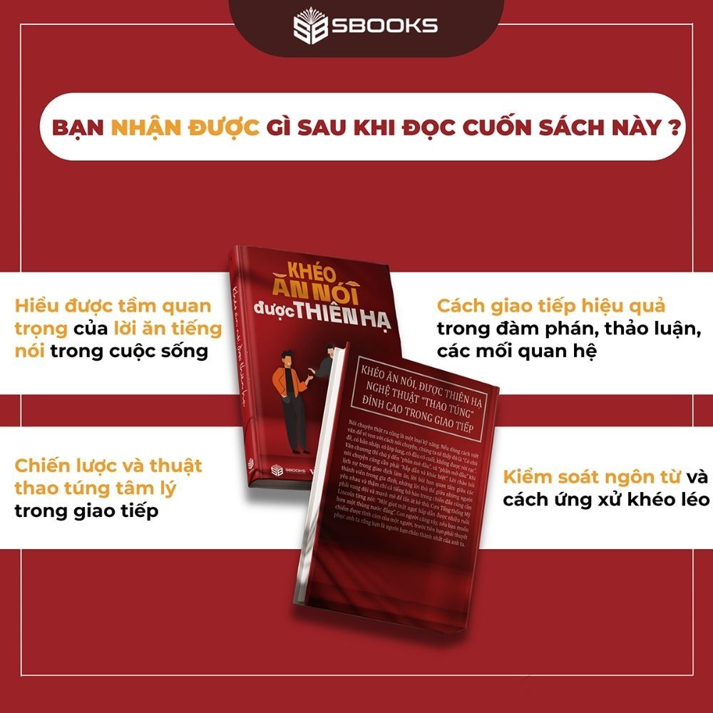 Sách - Khéo Ăn Nói Được Thiên Hạ - SBOOKS