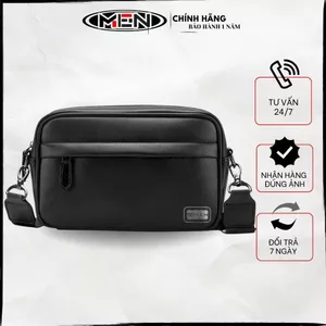 Túi đeo chéo da kiểu trơn thể thao M.E.N Mr7 đen lịch lãm from châu âu GS4 {SALE SỐC}