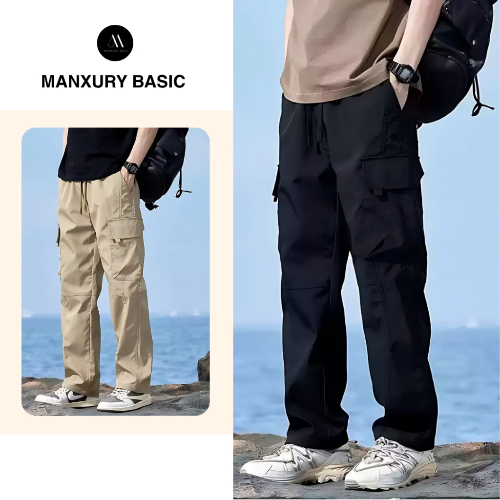 [MỞ BÁN] Quần Kaki Túi Hộp Nam Baggy, Quần Cargo Pants, Quần Túi Hộp Ống Rộng Retro Unsex K06