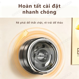 GREENSINDOOR 2/3 lớp Hộp đựng hành, tỏi, gừng treo tường hút chân không, lắp đặt dễ dàng, chịu lực mạnh mẽ