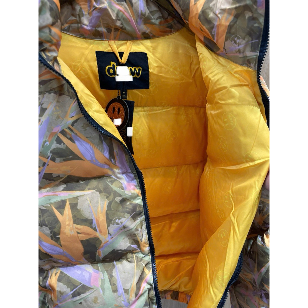 ⚡️[Hight Quality] Áo Khoác Phao D1ew House Mascot Camo Nam Nữ - Điểm Nhấn Mặt Cười Đặc Trưng Phôi Màu Street Wear