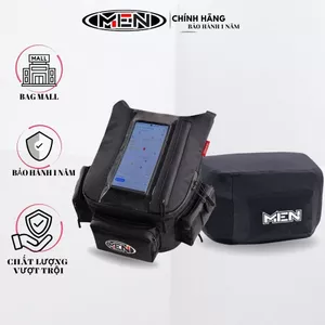 Túi treo đầu xe máy 26cm vải tổng hợp thời trang cá tính Men.K3 chống xướt [VIDEO THẬT]