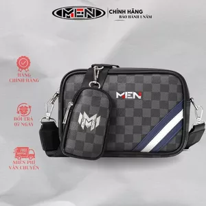 Túi đeo chéo unisex da pu M.E.N Friend-ST kèm túi mini thời trang SES52 [SALE RẺ]