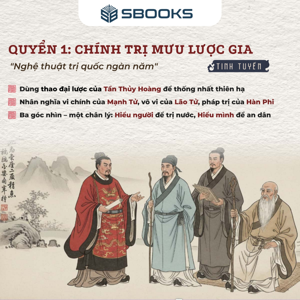 Sách Combo 3 Cuốn Mưu Lược Gia (Full Boxset) - SBOOKS OFFICIAL
