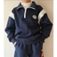 Áo nỉ polo tay dài khóa kéo T0p10* kids unisex mẹ, con size đại full tag mác- dư xịn (20-57 kg)