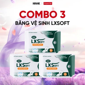 Gói Băng vệ sinh LXSoft bạc hà - mặt lưới siêu thấm hút- bề mặt mềm mại