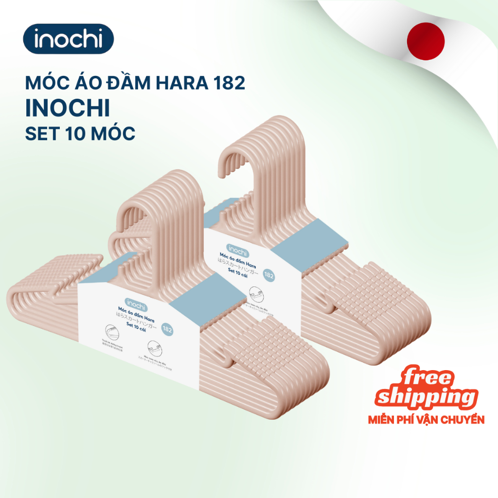 Móc áo đầm Inochi-Hara 182 (Set 10 móc)