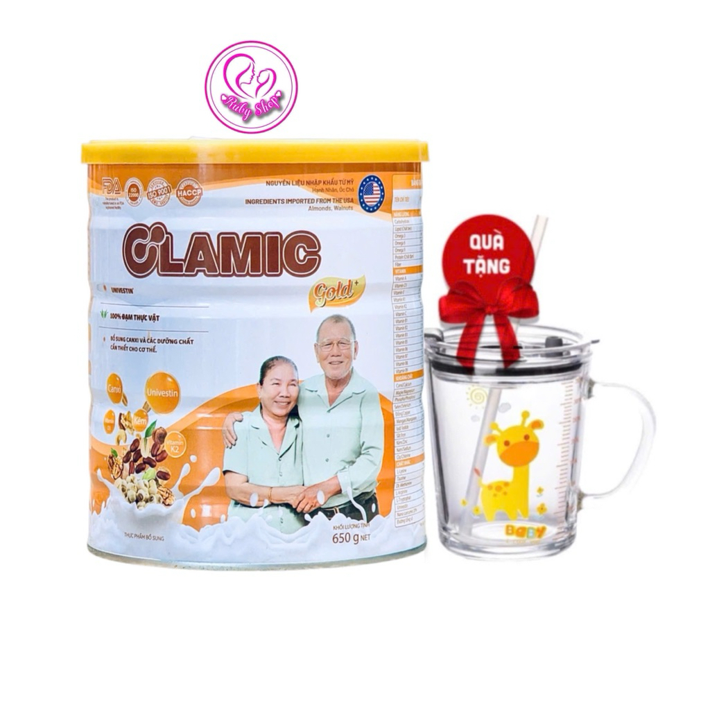 Sữa hạt xương khớp Olamic Gold lon 650g- bổ sung canxi hỗ trợ xương chắc khoẻ