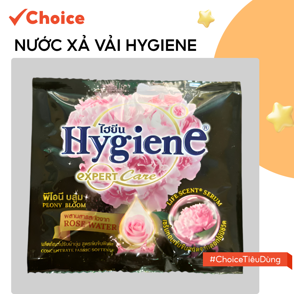 [Choice] Nước Xả Vải Hygiene Nam1 Thái Lan Giặt Quần Áo Siêu Đậm Đặc, Làm Mềm Vải 20ML/Gói