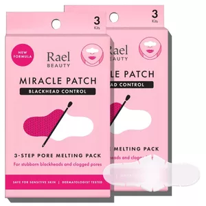 Rael Miracle Patch 3-Step Pore Melting Pack Miếng dán mụn đầu đen, làm sạch lỗ chân lông