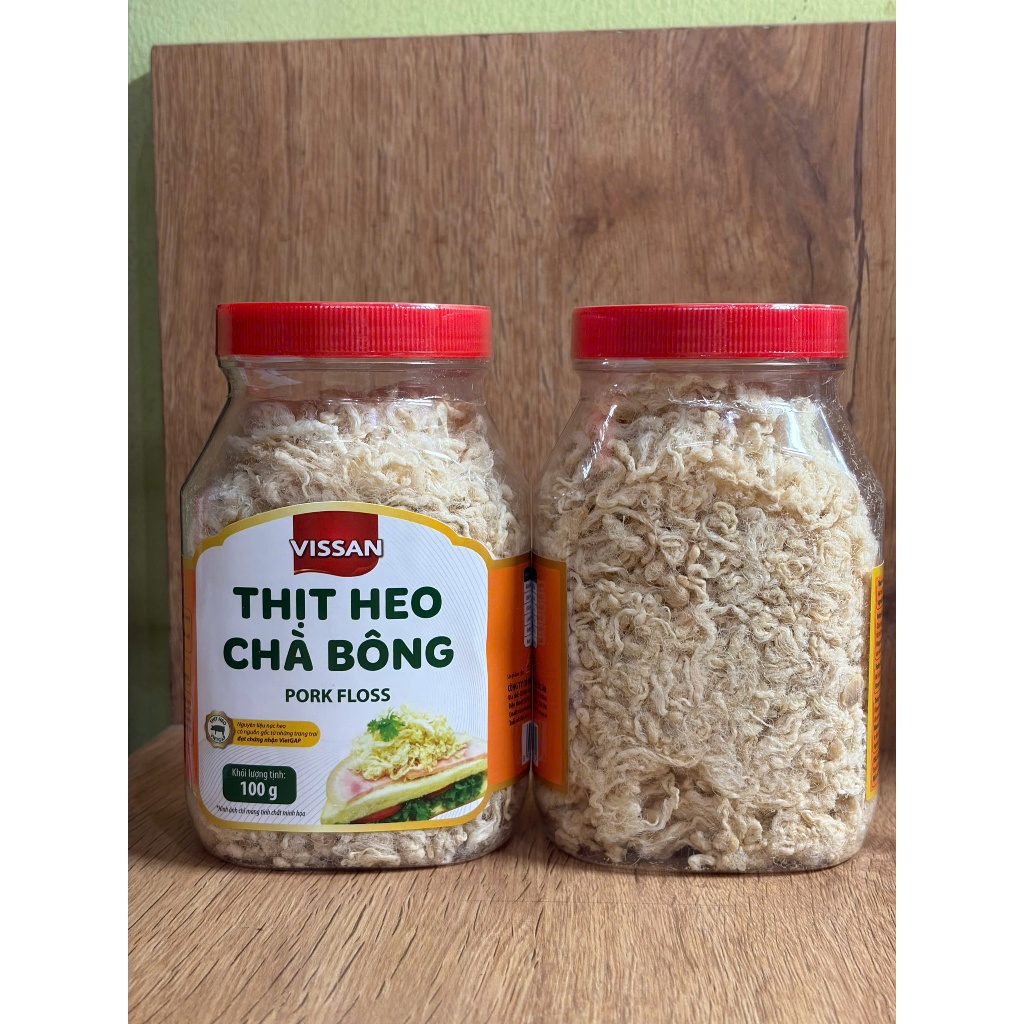Thịt heo chà bông Vissan hũ 100g