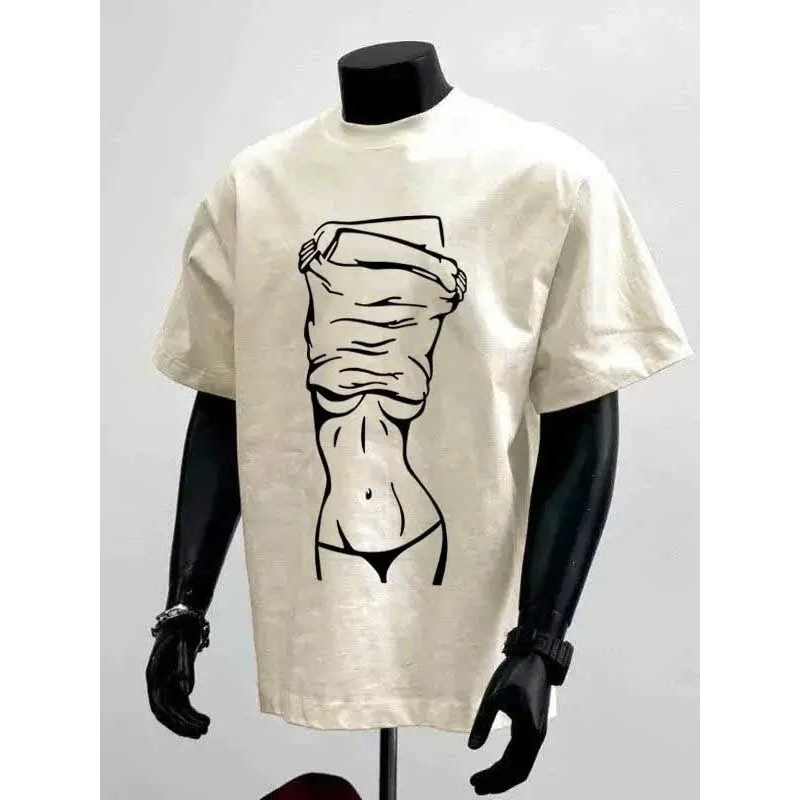 Áo thun Stee Cổ tròn ART OF BODY Locabrand ICVCVNI Unisex
