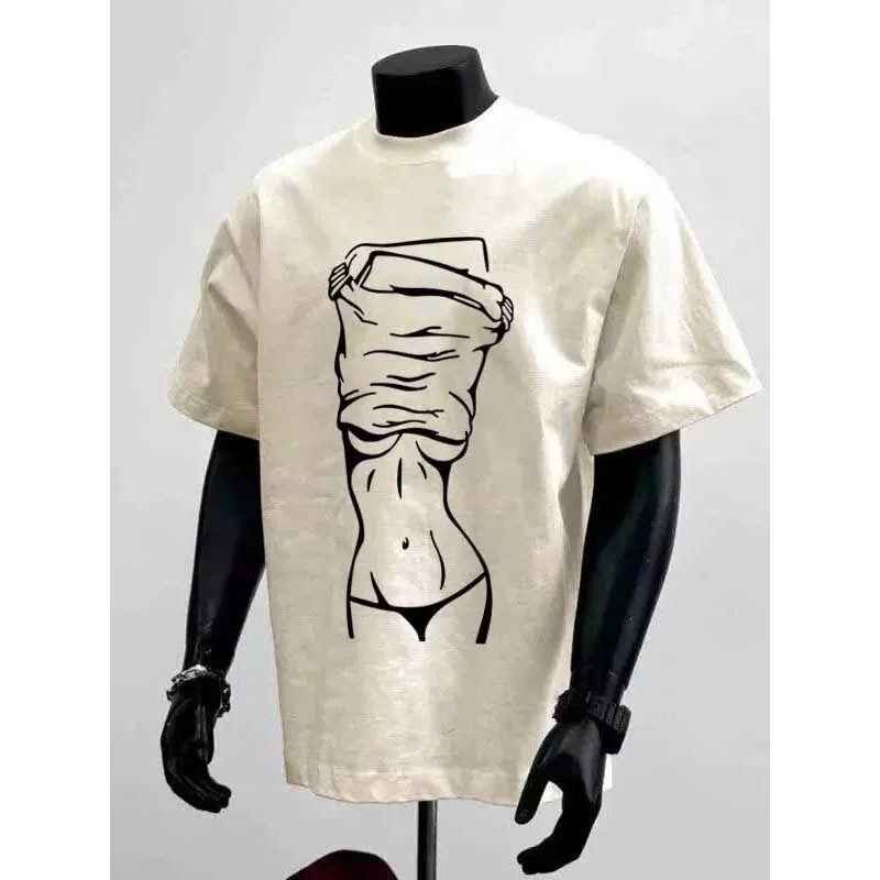 Áo thun Stee Cổ tròn ART OF BODY Locabrand ICVCVNI Unisex