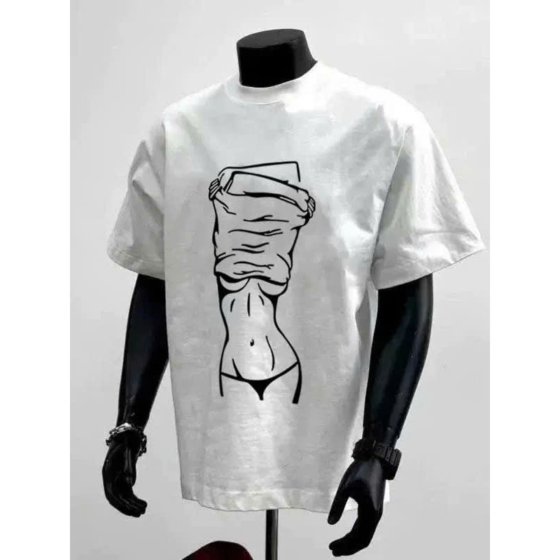 Áo thun Stee Cổ tròn ART OF BODY Locabrand ICVCVNI Unisex
