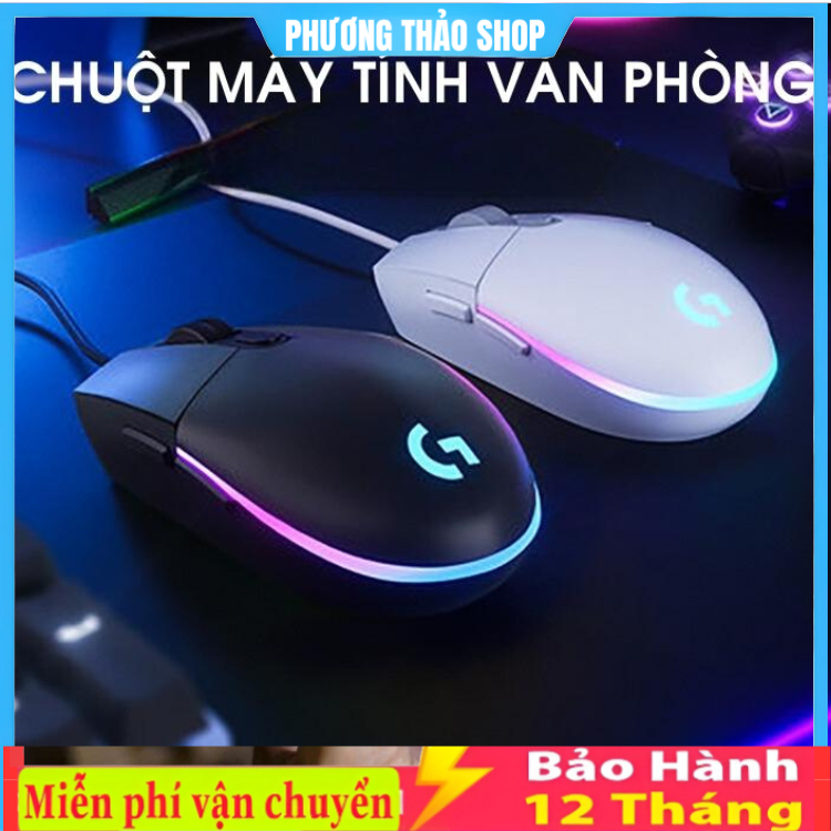 Chuột Gaming Logitech G102 Gen 2 Lightsync Có Dây - LED RGB 16.8 Triệu Màu 8000 DPI 6 Nút Lập Trình Bảo Hành 12 Tháng