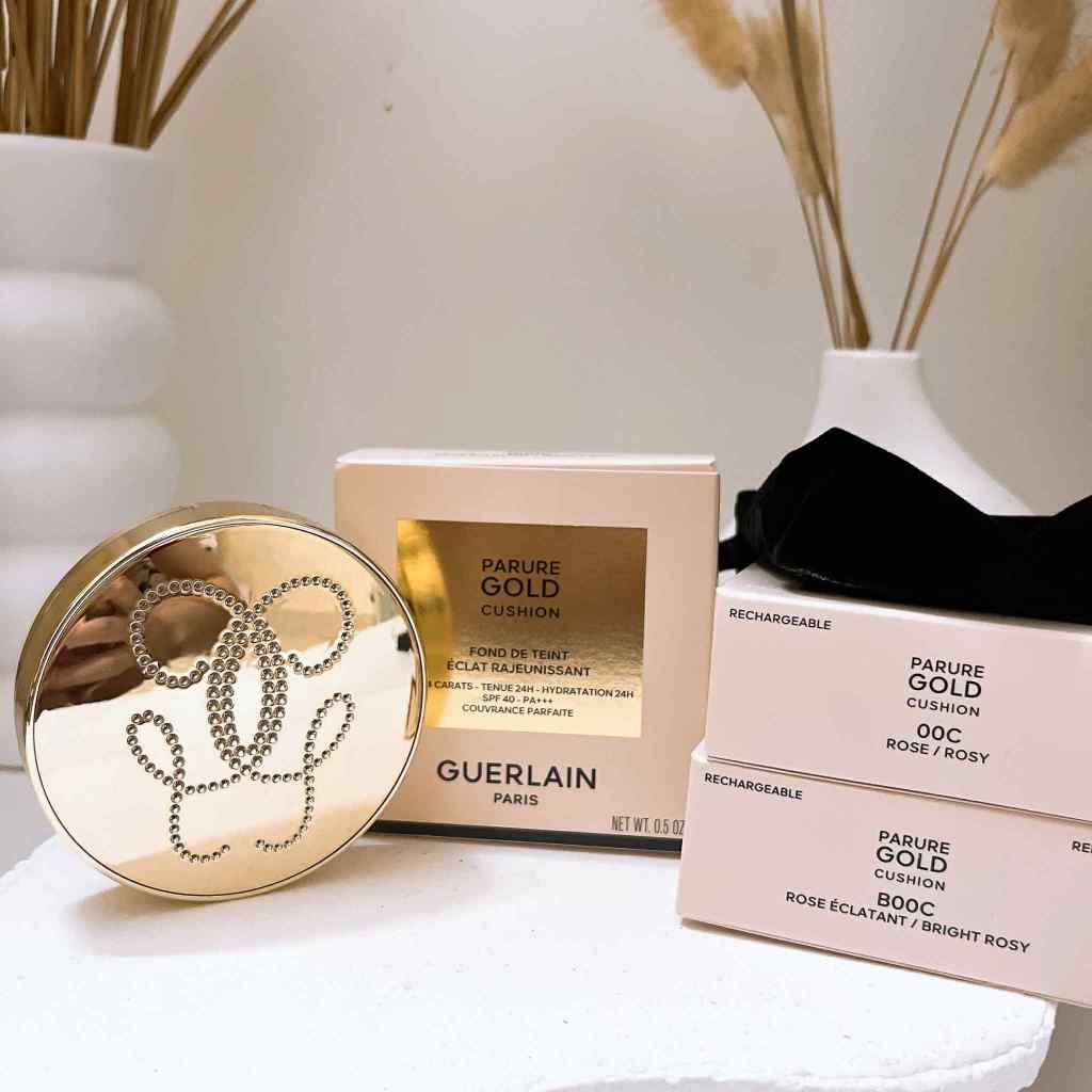 Cushion Guerlain Parure Gold, phấn nước Guerlain