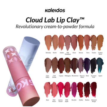 Kaleidos Kem son môi Kaleidoscope, màu nude, không dính, son kem lì, son môi châu Âu và Mỹ, son bóng nu02