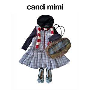 CANDI MIMI Váy Liền Kẻ Caro Cao Cấp NL5799
