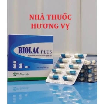 Viên uống men tiêu hoá BIOLAC Plus giúp bổ sung lợi khuẩn ổn định dường tiêu hoá (Hộp 100 viên)