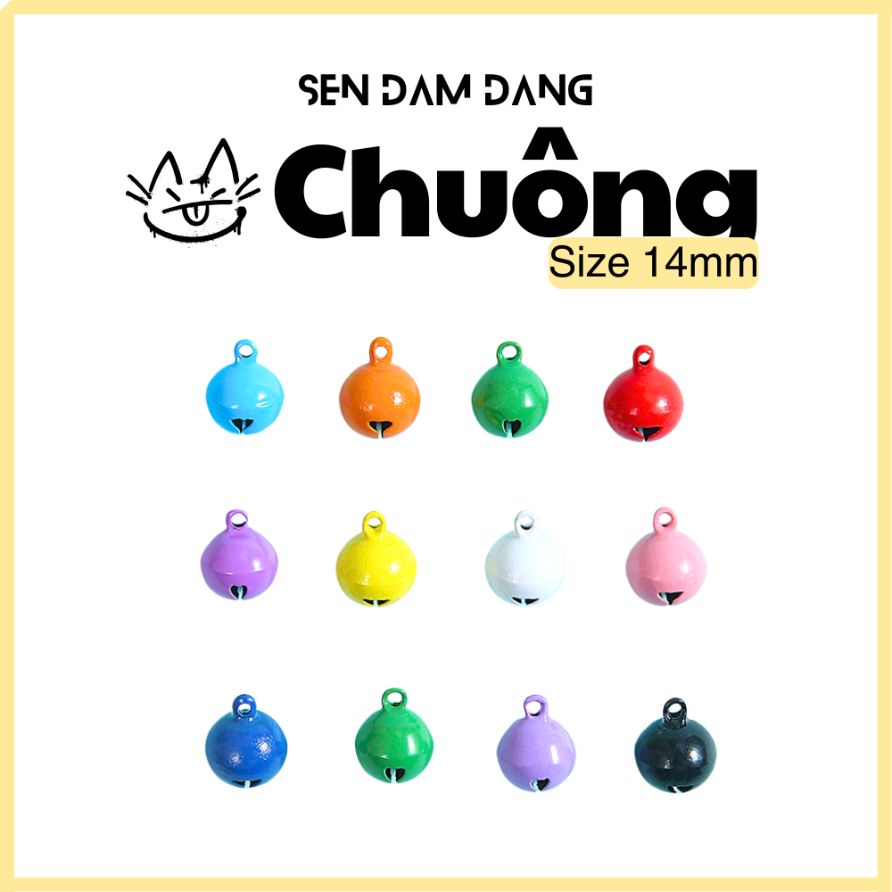 [COMBO 2 CHUÔNG] Chuông Lục Lạc Cho Cún Mèo - 14mm