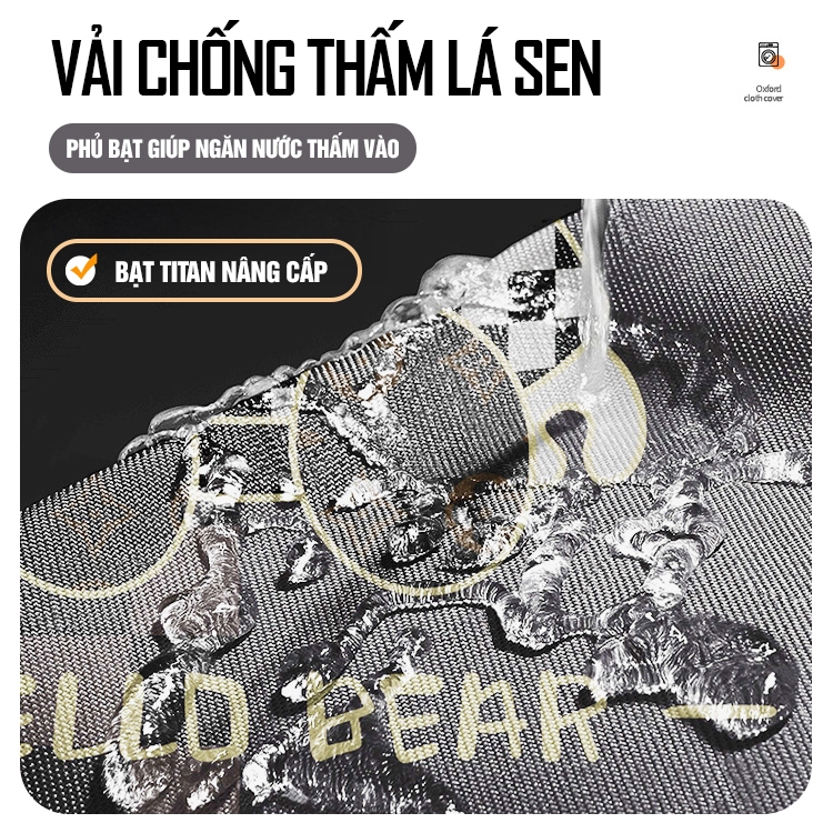 Kaleis Bọc trùm máy giặt cửa ngang chống nước - che mát, chống bụi bẩn dành cho máy 6-10kg