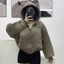 Áo Khoác Nỉ Boxy Dày Dặn Form Rộng Nón To Thêu Chữ Coolgirl Chống Nắng Mặc Đi Học Đi Chơi AK03 RUSY