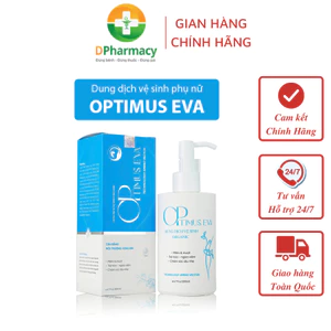 Dung dịch vệ sinh Optimus Eva Thanh Mộc Hương, giúp vệ sinh vùng kín hàng ngày, giảm khí hư, mùi hôi