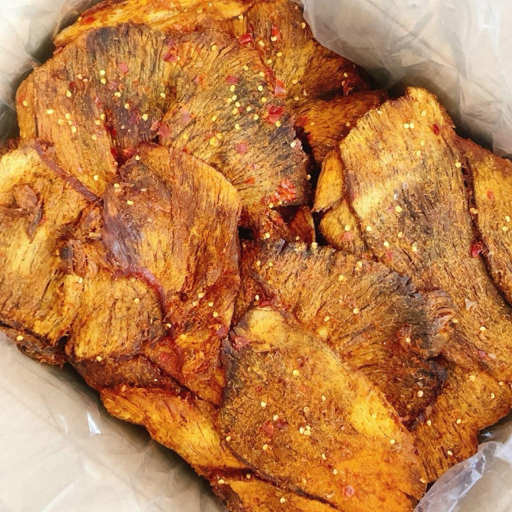 KHÔ BÒ MIẾNG MỀM Tây Nguyên Tẩm Vị loại ngon đặc biệt - 1 Hộp Vuông 400GR