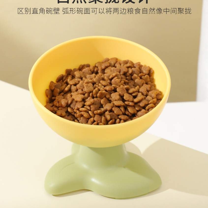 Bát Ăn Nhựa Đơn Có Đế Cho Chó Mèo