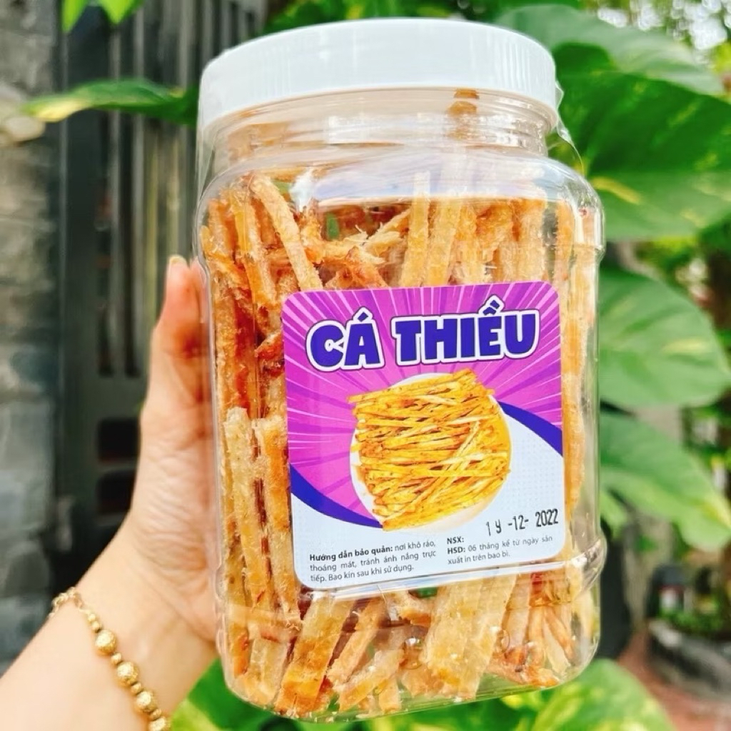 CÁ Thiều Que Tẩm Vị Loại Ngon - 1 Hộp 500GR