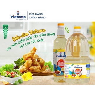 Dầu Dừa Nguyên Chất Dòng Chuyên Nấu VIETCOCO Dầu Ăn Cooking Oil