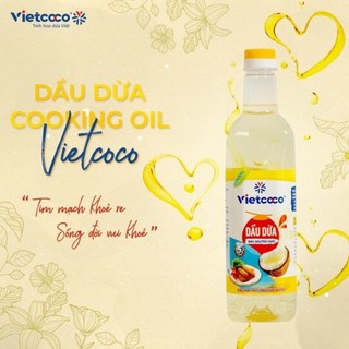Dầu Dừa Nguyên Chất Dòng Chuyên Nấu VIETCOCO Dầu Ăn Cooking Oil