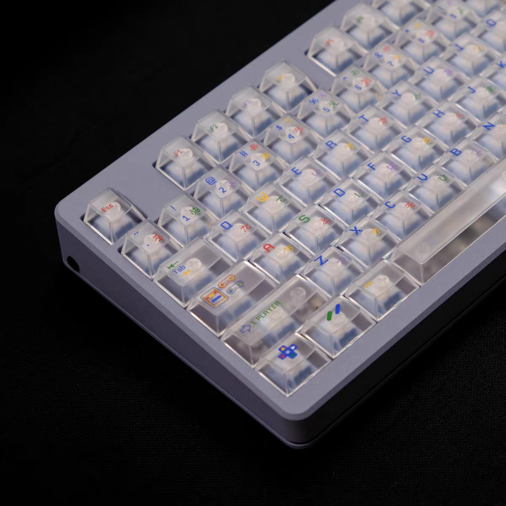 Keycap SFC PC Clear cherry profile Keycap Aifei SFC trong suốt xuyên led bàn phím Polabe Store | BigBuy360 - bigbuy360.vn