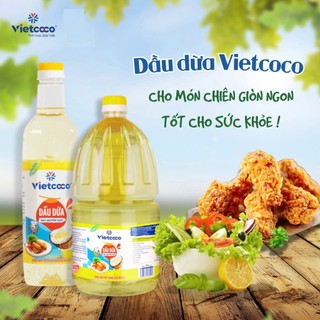 Dầu Dừa Nguyên Chất Dòng Chuyên Nấu VIETCOCO Dầu Ăn Cooking Oil